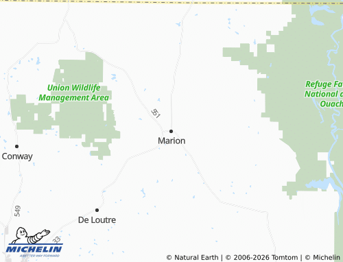 Carte MICHELIN Marion - ViaMichelin