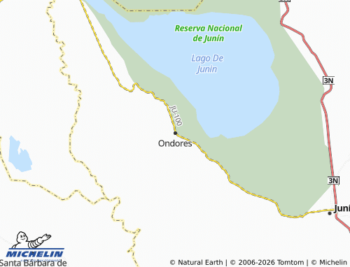 Mappa MICHELIN Ondores - ViaMichelin