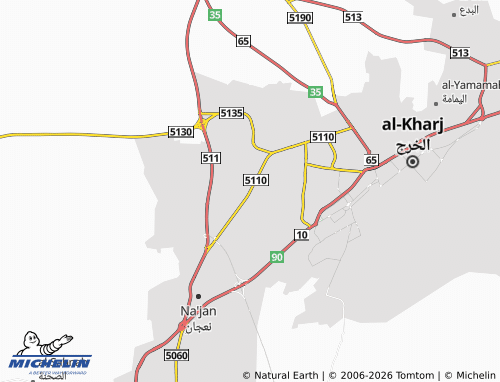 MICHELIN-Landkarte Sultana - ViaMichelin