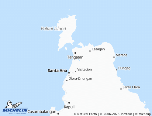 MICHELIN Santa Cruz map - ViaMichelin