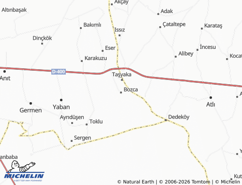 MICHELIN Bozca map - ViaMichelin