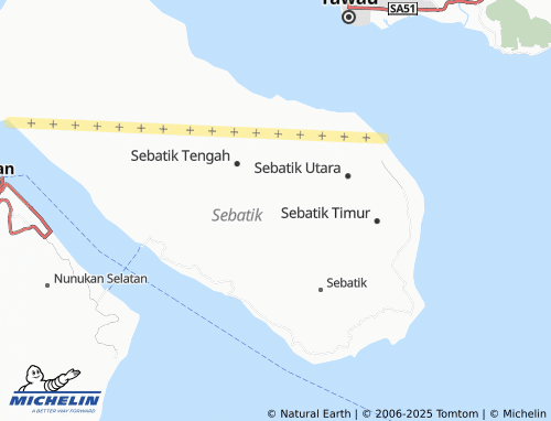 MICHELIN Bukit Harapan map - ViaMichelin