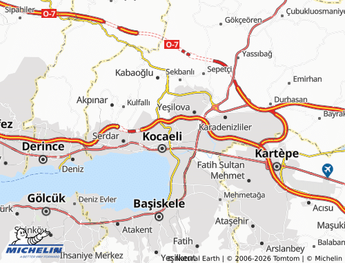 Kaart MICHELIN Erenler - ViaMichelin
