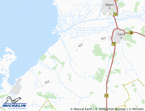 Mapa MICHELIN Fjerbæk - ViaMichelin