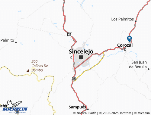 MICHELIN Pinar map - ViaMichelin
