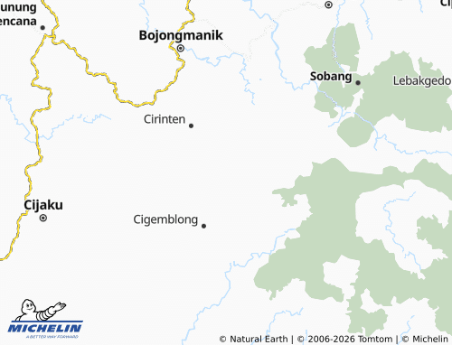 MICHELIN Cibarani map - ViaMichelin