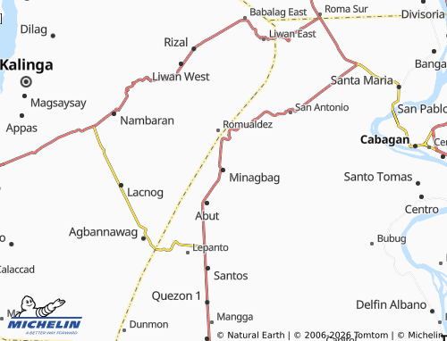 Mappa MICHELIN Minagbag - ViaMichelin