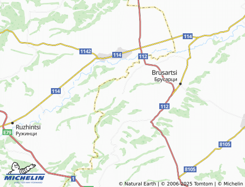 MICHELIN Kiselevo map - ViaMichelin