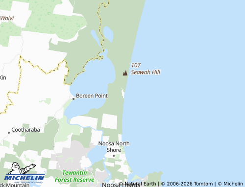 Mapa MICHELIN Teewah - ViaMichelin