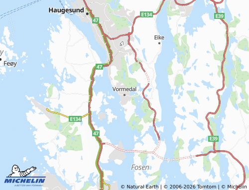 MICHELIN Vormedal map - ViaMichelin