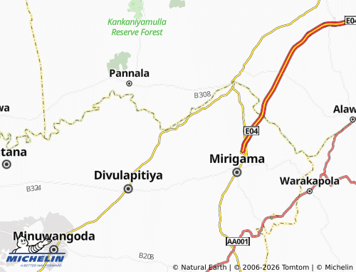 Mappa MICHELIN Erabadda - ViaMichelin