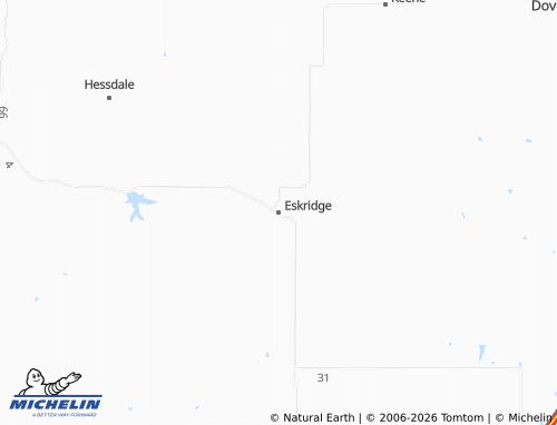 Mappa MICHELIN Eskridge - ViaMichelin
