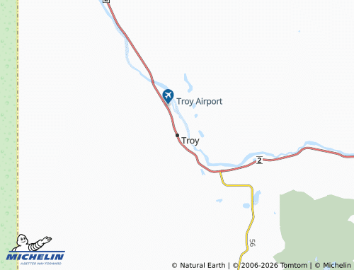 Mappa MICHELIN Troy - ViaMichelin