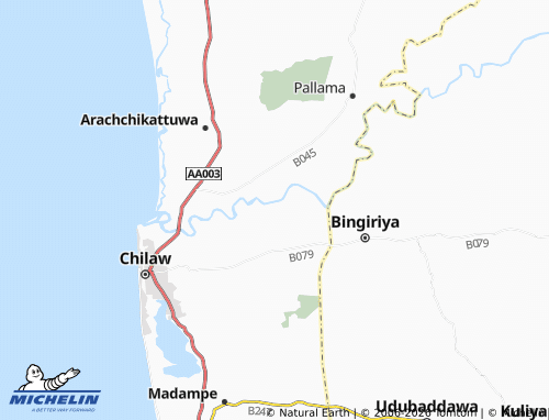 Mapa MICHELIN Parappanmulla - ViaMichelin