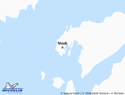 MICHELIN-Landkarte Nuuk - ViaMichelin
