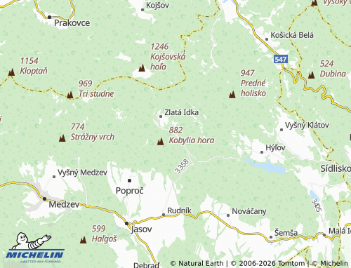 MICHELIN-Landkarte Rieka - ViaMichelin