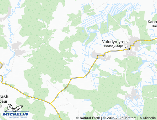 Mappa MICHELIN Berestivka - ViaMichelin