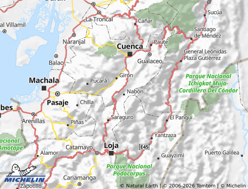 Mapa MICHELIN Nabón - ViaMichelin