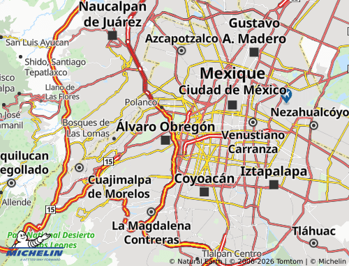 Mapa MICHELIN Miguel Hidalgo - ViaMichelin