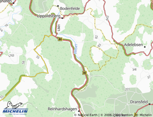 Mappa MICHELIN Weißehütte - ViaMichelin