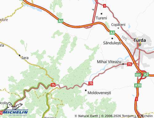 MICHELIN-Landkarte Petreștii De Sus - ViaMichelin