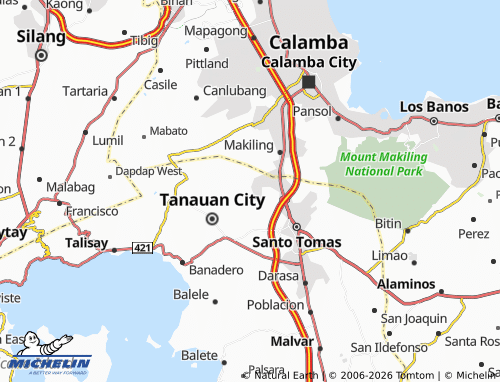 MICHELIN Pantay Matanda map - ViaMichelin