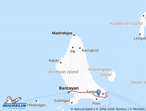 MICHELIN Kangwayan map - ViaMichelin