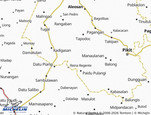 MICHELIN Macasendeg map - ViaMichelin