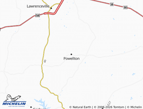 Mappa MICHELIN Powellton - ViaMichelin