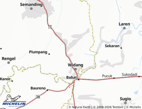 Carte MICHELIN Compreng - ViaMichelin