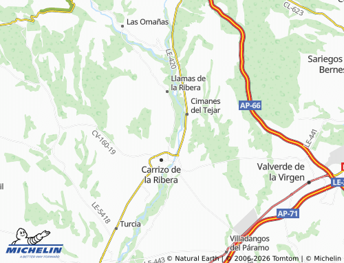 MICHELIN Quintanilla de Sollamas map - ViaMichelin