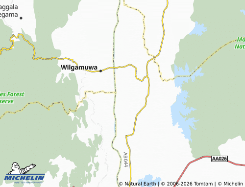 MICHELIN-Landkarte Viranegama - ViaMichelin