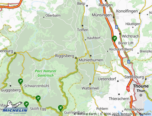 MICHELIN Riggisberg map - ViaMichelin