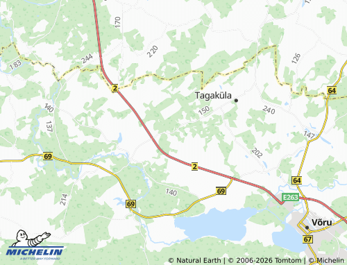 Mapa MICHELIN Mäekülä - ViaMichelin