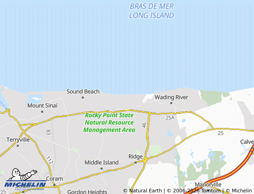 Mapa MICHELIN Shoreham - ViaMichelin
