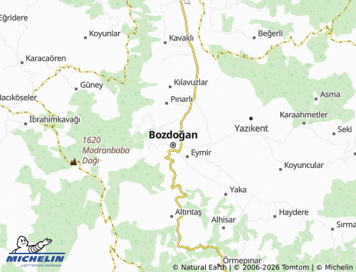 MICHELIN Akçay map - ViaMichelin
