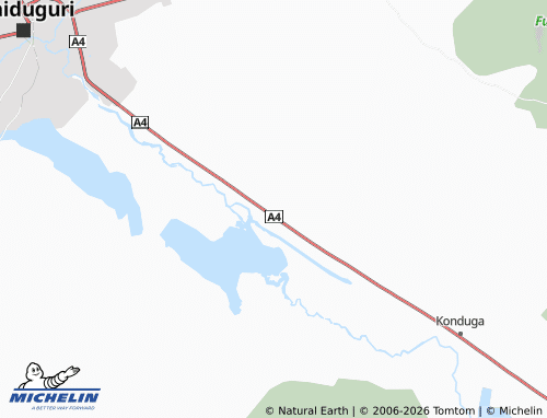 MICHELIN Wamuri map - ViaMichelin