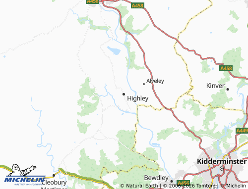 Mappa MICHELIN Highley - ViaMichelin