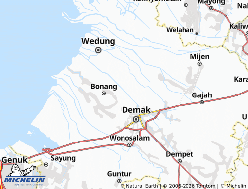 MICHELIN Poncoharjo map - ViaMichelin
