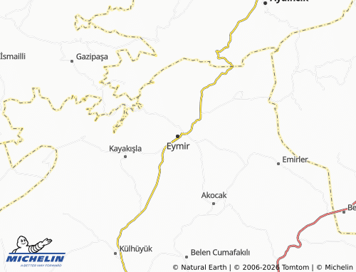 Mappa MICHELIN Eymir - ViaMichelin