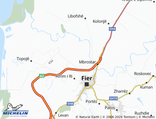 Mapa MICHELIN Muçaj - ViaMichelin