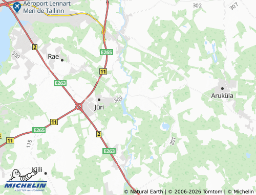 MICHELIN Vaskjala map - ViaMichelin