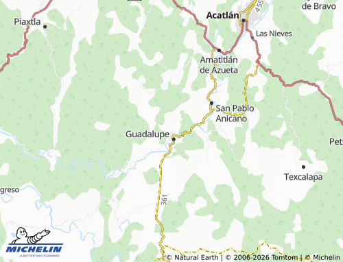 Mappa MICHELIN San Rafael La Paz - ViaMichelin
