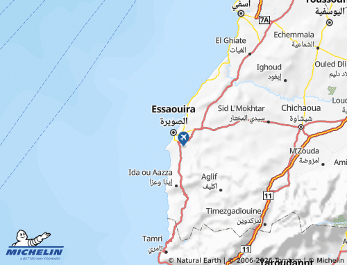 MICHELIN-Landkarte al-Suwayrah - ViaMichelin