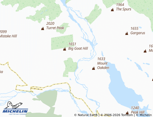 Mapa MICHELIN Rolleston Range - ViaMichelin