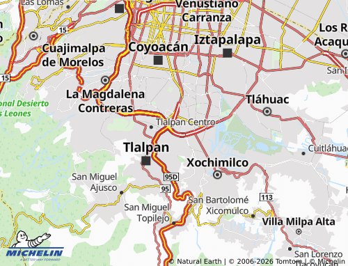 Mapa MICHELIN Arenal de Tepepan - ViaMichelin