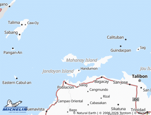 MICHELIN Banacon map - ViaMichelin