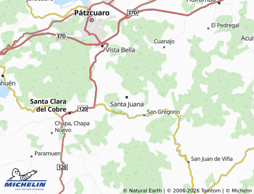 Mapa MICHELIN Santa Juana - ViaMichelin