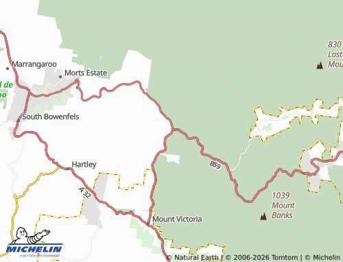Mapa MICHELIN Bell - ViaMichelin