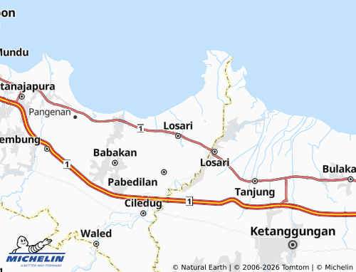 MICHELIN Losari map - ViaMichelin
